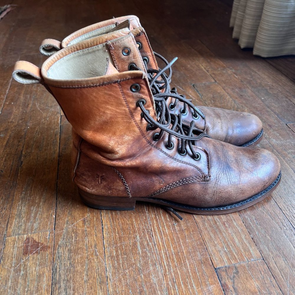 Frye boots - Veronica Combat - Picture 3 of 4